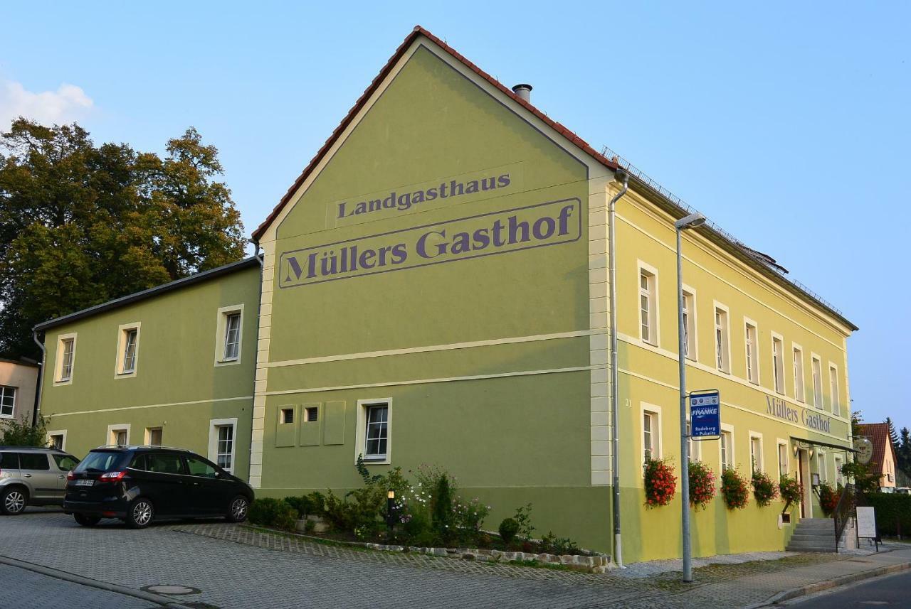 Landgasthaus Muellers Gasthof Radeberg Esterno foto